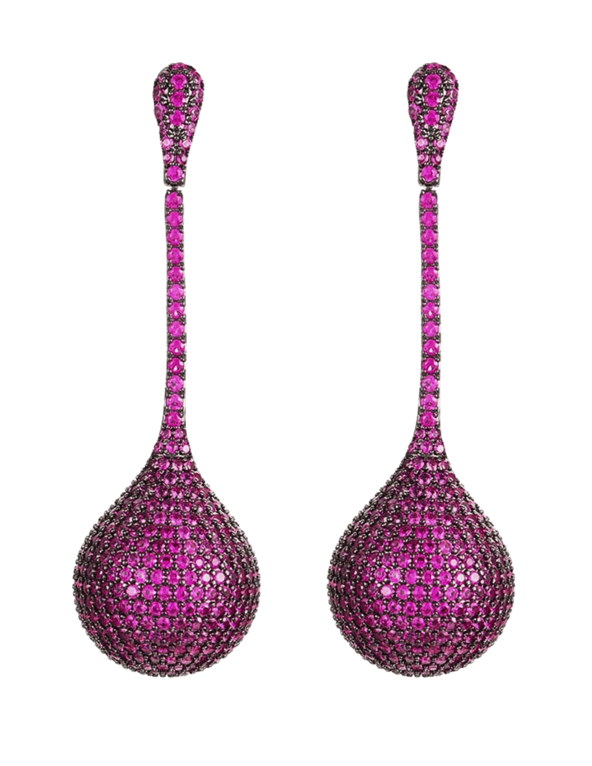 Fleur de Camélia Embellished Drop Earring