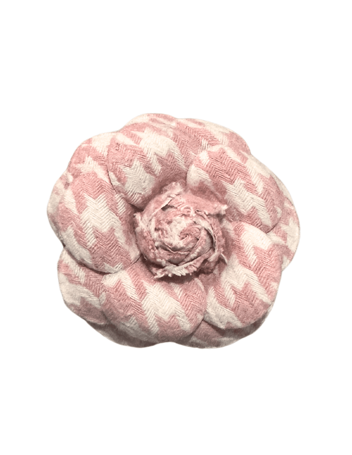 Fleur de Camélia Houndstooth Camellia Brooch