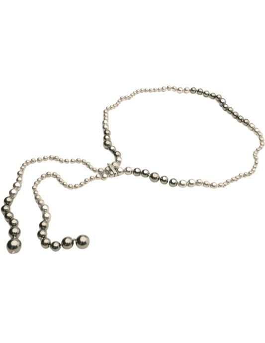 Fleur de Camélia Embellished Clasp Pearl Necklace