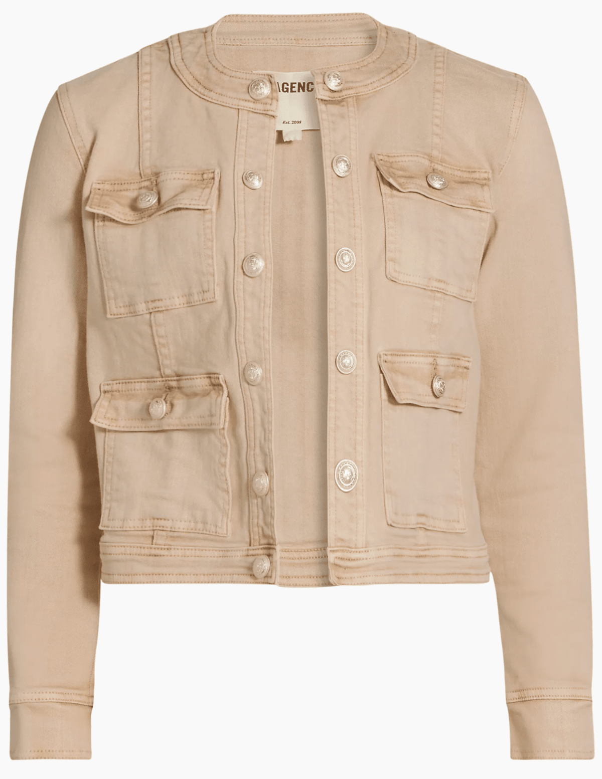 L'Agence Yari Collarless Jacket