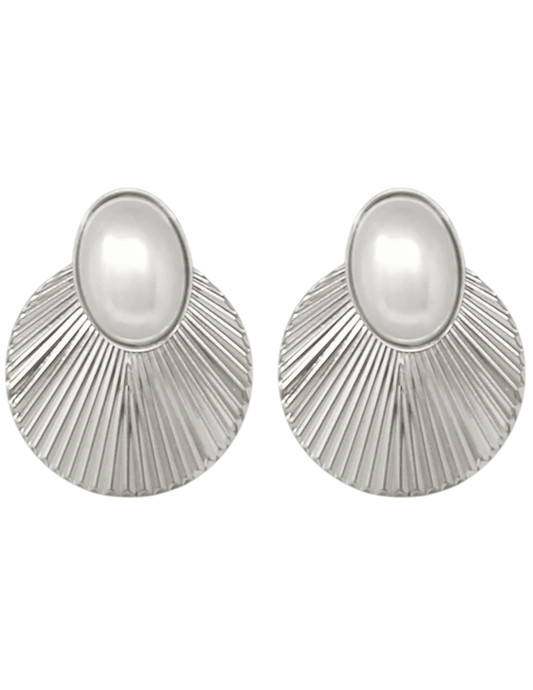 Austin Blaze Large Pearl Burst Stud Earring