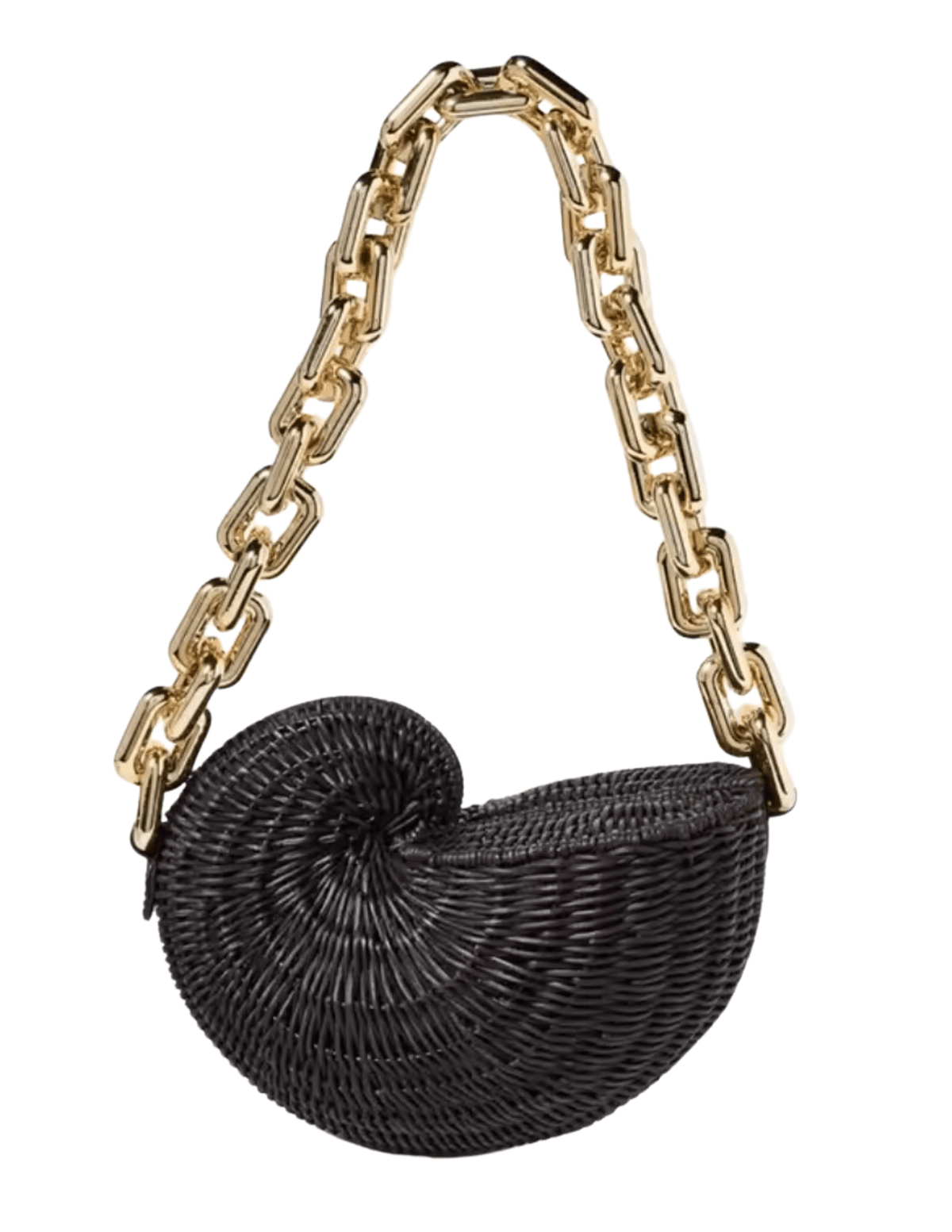 St. Barts La Robe Conch Rattan Handbag