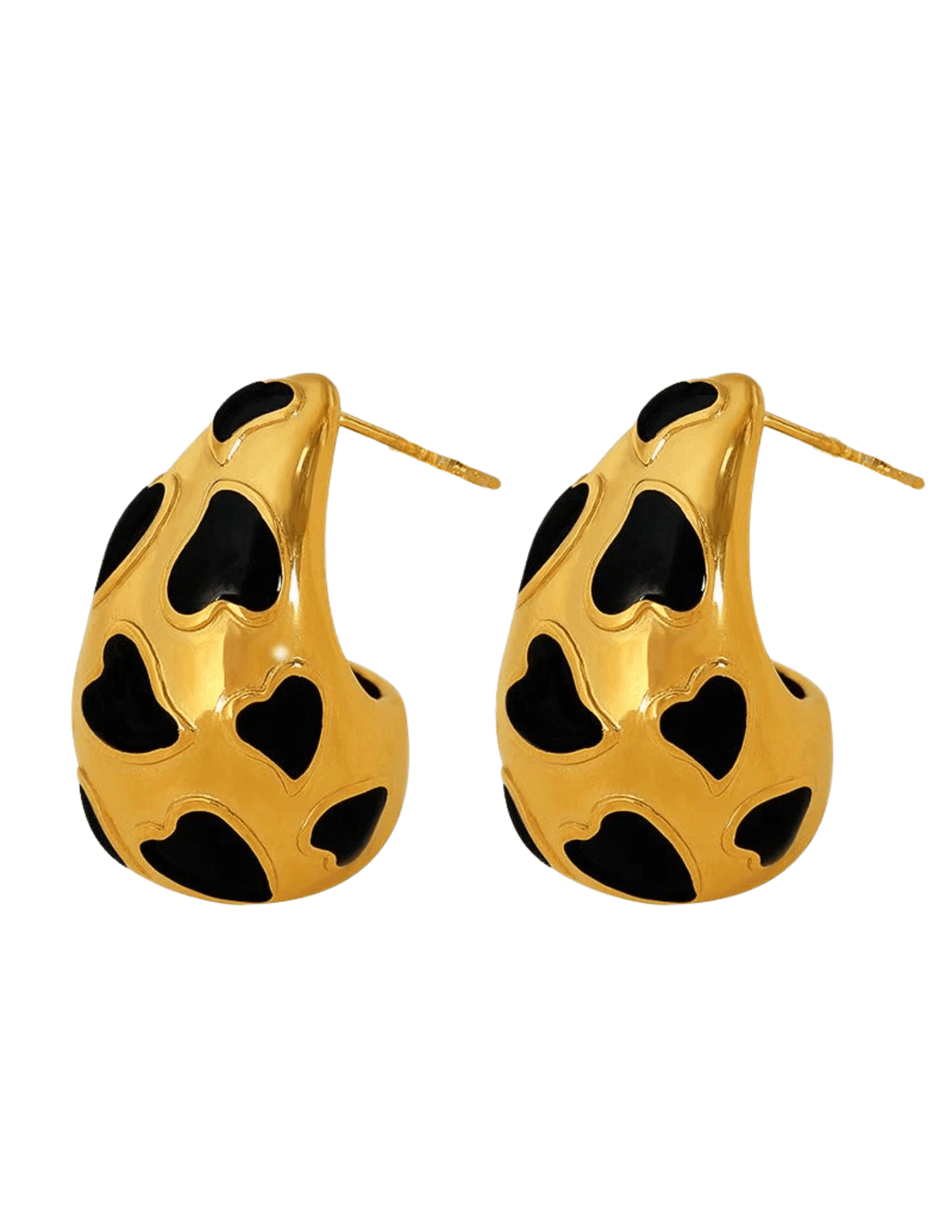 Austin Blaze Heart Drop Earrings