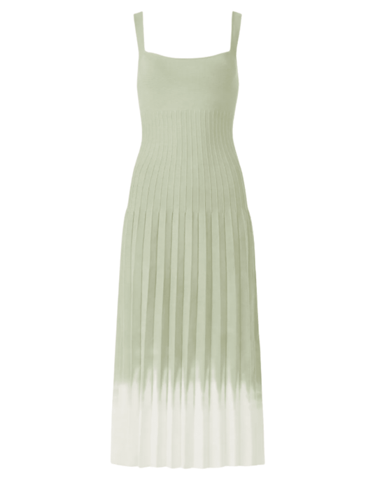 STAUD Ellison Knit Midi Dress