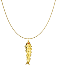 St. Barths La Robe Articulated Fish Pendant Necklace