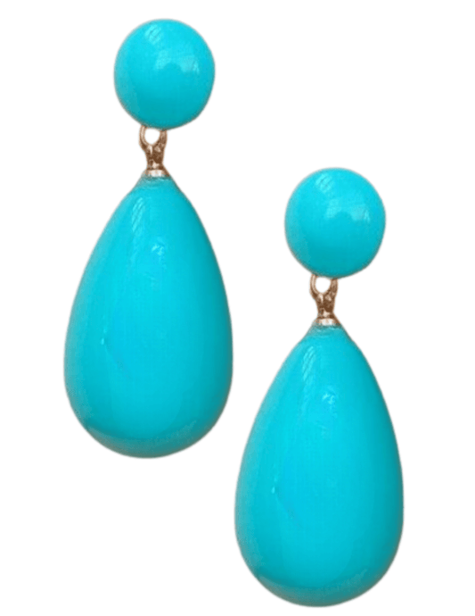 Austin Blaze Aqua Drop Earring