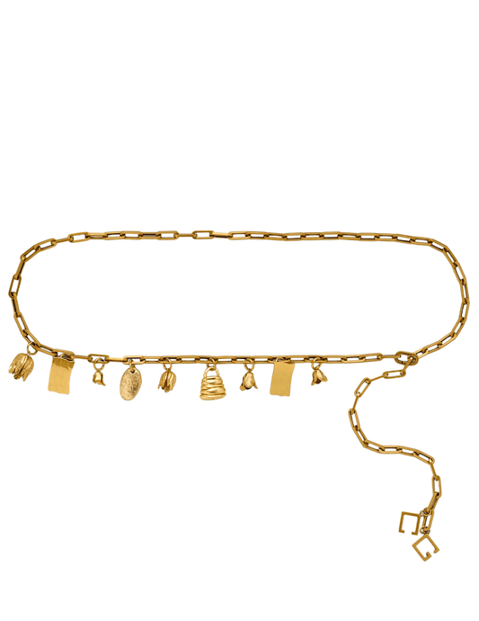 Cult Gaia Bijou Charm Chain Belt