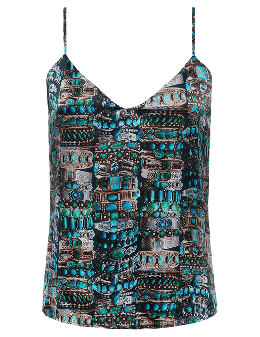 L'AGENCE Jane Spaghetti Strap Tank