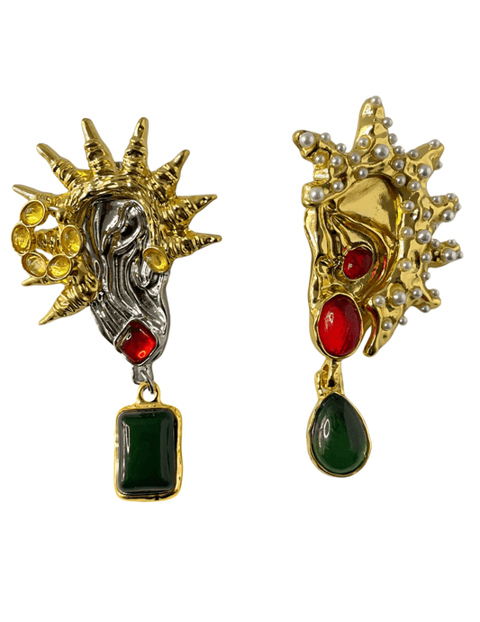 Fleur de Camélia Giselle Abstract Ear Earrings
