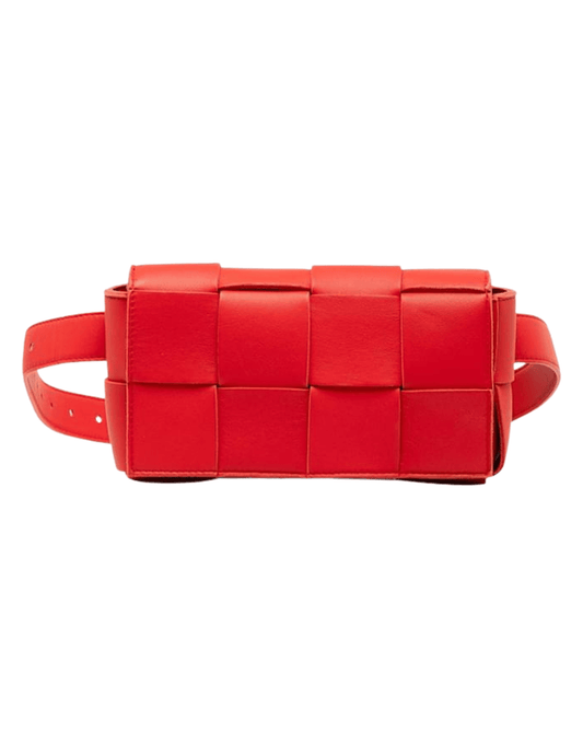 Steven Dann Small Woven Leather Belt Bag
