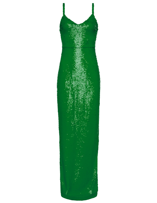 PRE-ORDER-L'AGENCE Karma Sleeveless Sequin Maxi Dress