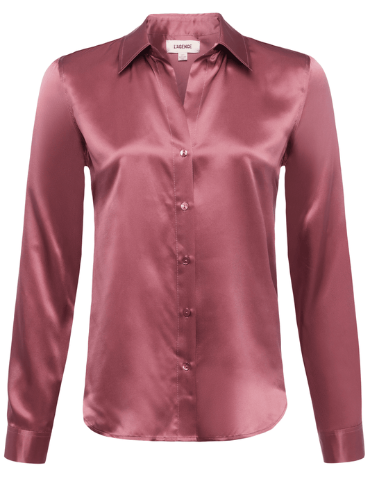 PRE-ORDER-L'AGENCE L'Agence Tyler Long Sleeve Blouse