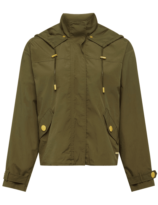 L'Agence - L'AGENCE Geovana Hooded Windbreaker - Buy Online