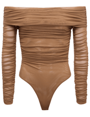 PRE-ORDER-L'AGENCE Poppie Off Shoulder Bodysuit