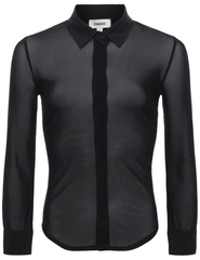PRE-ORDER-L'AGENCE Indiana Mesh Three Quarter Sleeve Blouse