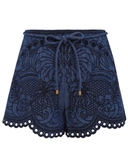 PRE-ORDER-Zimmermann Coco Embroidered Denim Short