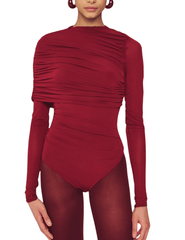 Ronny Kobo - PRE-ORDER-Ronny Kobo Zarina Long Sleeve Bodysuit - Buy Online