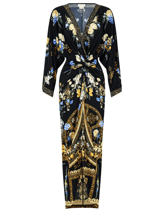 Camilla - PRE-ORDER-Camilla Long Split Front Twist Dress - Buy Online