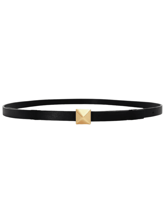 Steven Dann - Steven Dann Single Stud Leather Belt - Buy Online