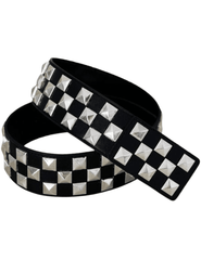 Steven Dann - Steven Dann The Fred Thick Leather Studded Belt - Buy Online