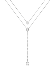 Austin Blaze Cubic Zirconia Lariat Layered Necklace