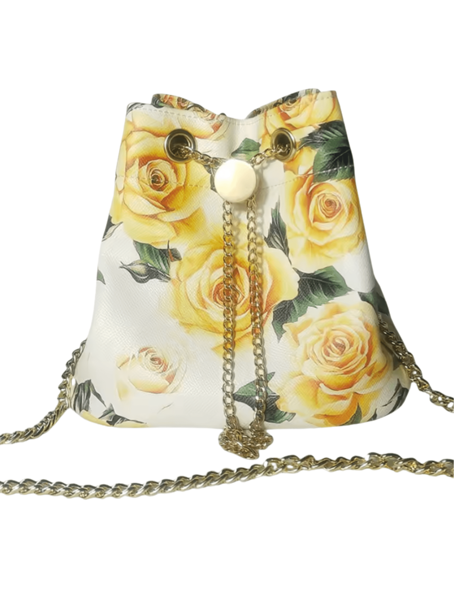 St. Barths La Robe - St. Barths La Robe Gina Mini Bucket Bag in Yellow Rose - Buy Online