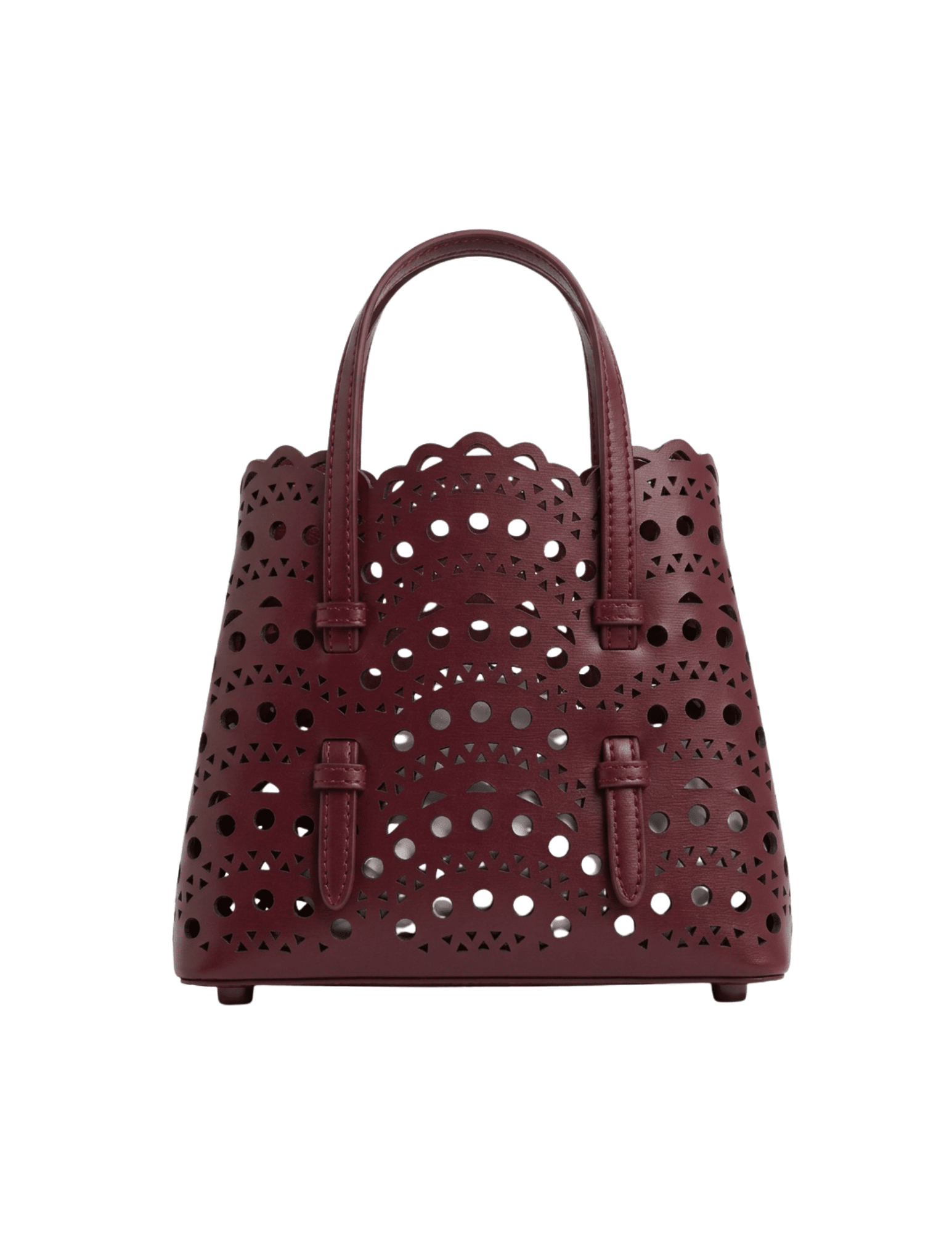 St. Barths La Robe Eden Mini Tote Burgundy