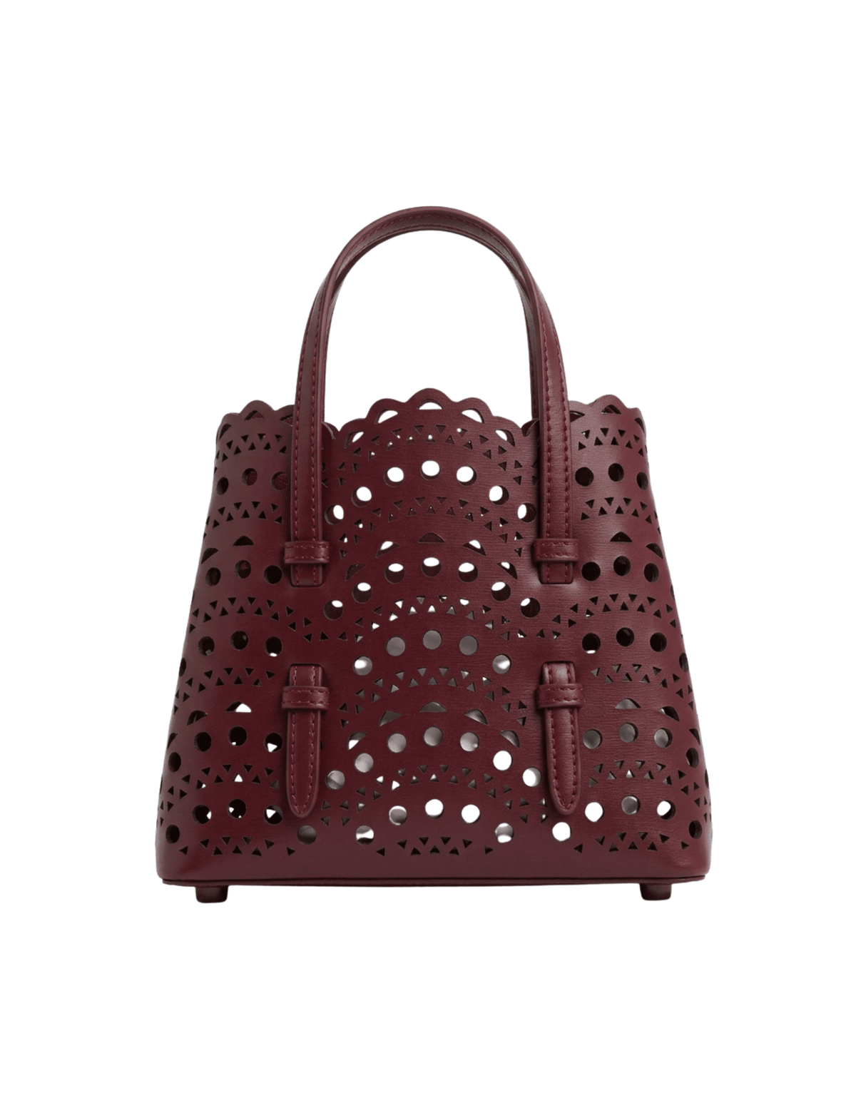 St. Barths La Robe Eden Mini Tote Burgundy