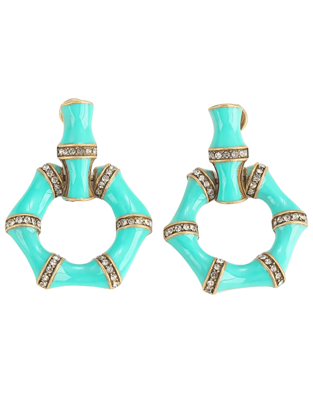 St. Barths La Robe - St.Barths La Robe Luisa Resin Hexagon Earrings - Buy Online