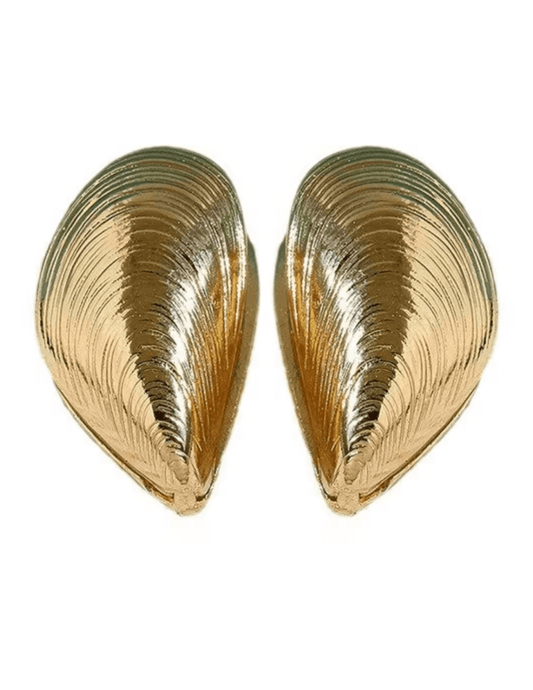 St. Barths La Robe - St. Barths La Robe Mini Oyster Earrings - Buy Online
