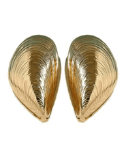 St. Barths La Robe - St. Barths La Robe Mini Oyster Earrings - Buy Online