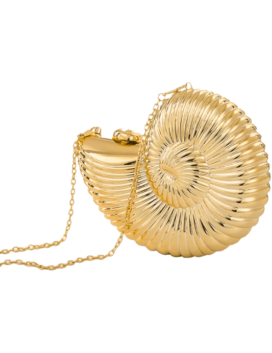 St. Barths La Robe Nautilus Metallic Crossbody -