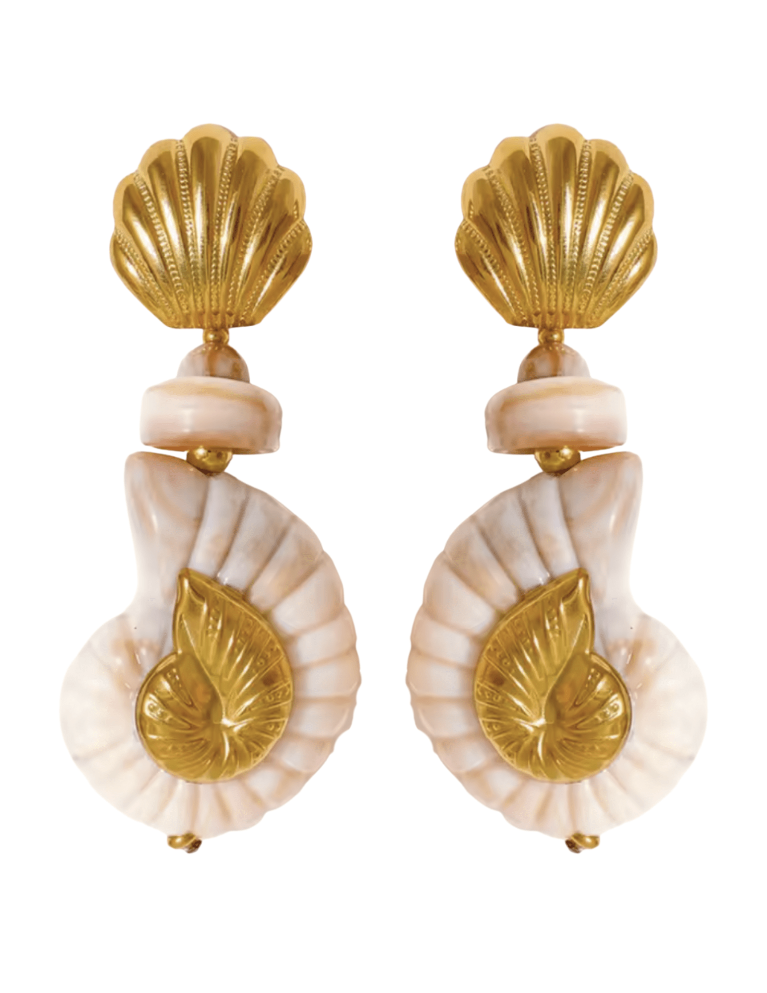  St. Barths La Robe Tortuga Statement Earrings 