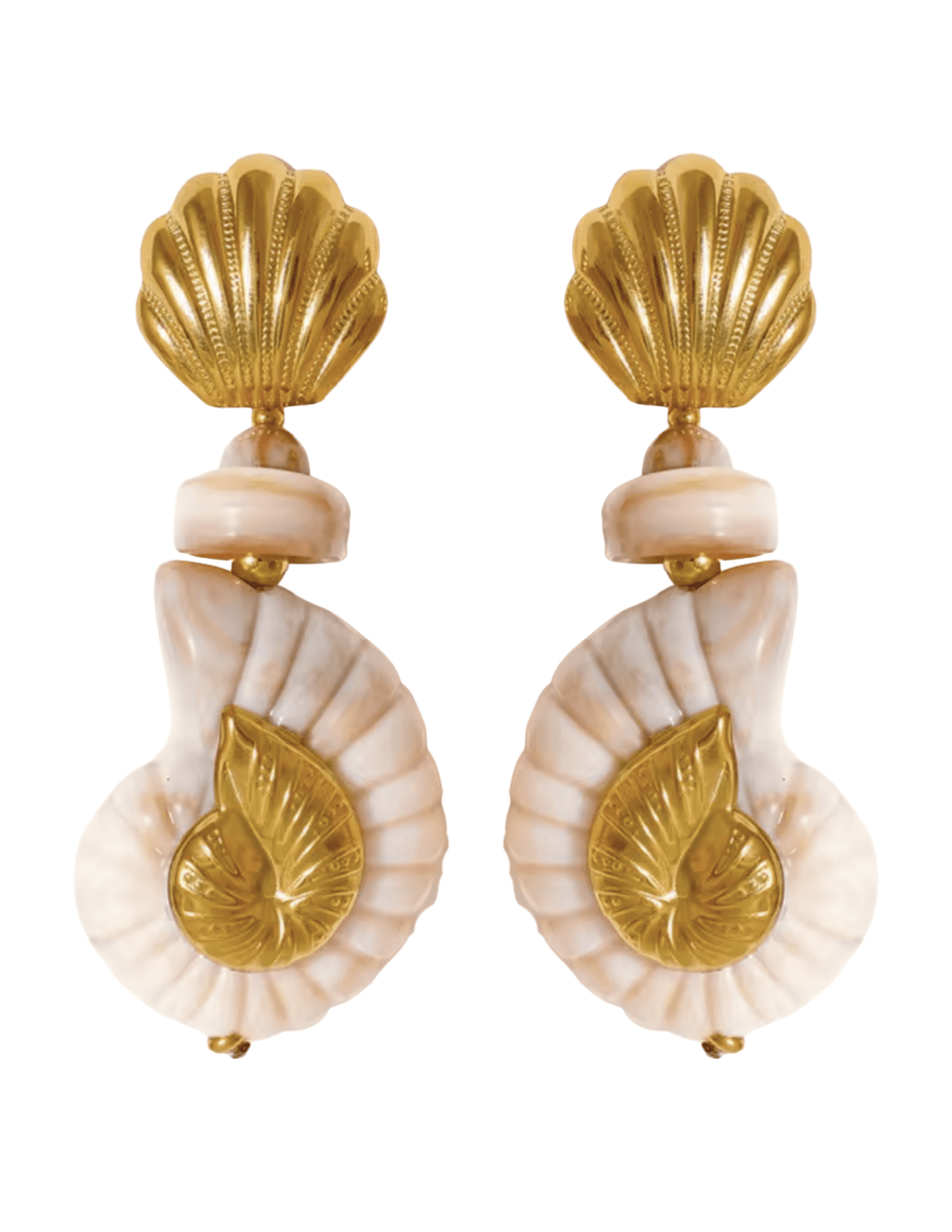  St. Barths La Robe Tortuga Statement Earrings 