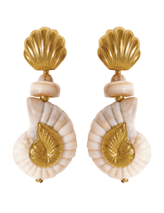  St. Barths La Robe Tortuga Statement Earrings 