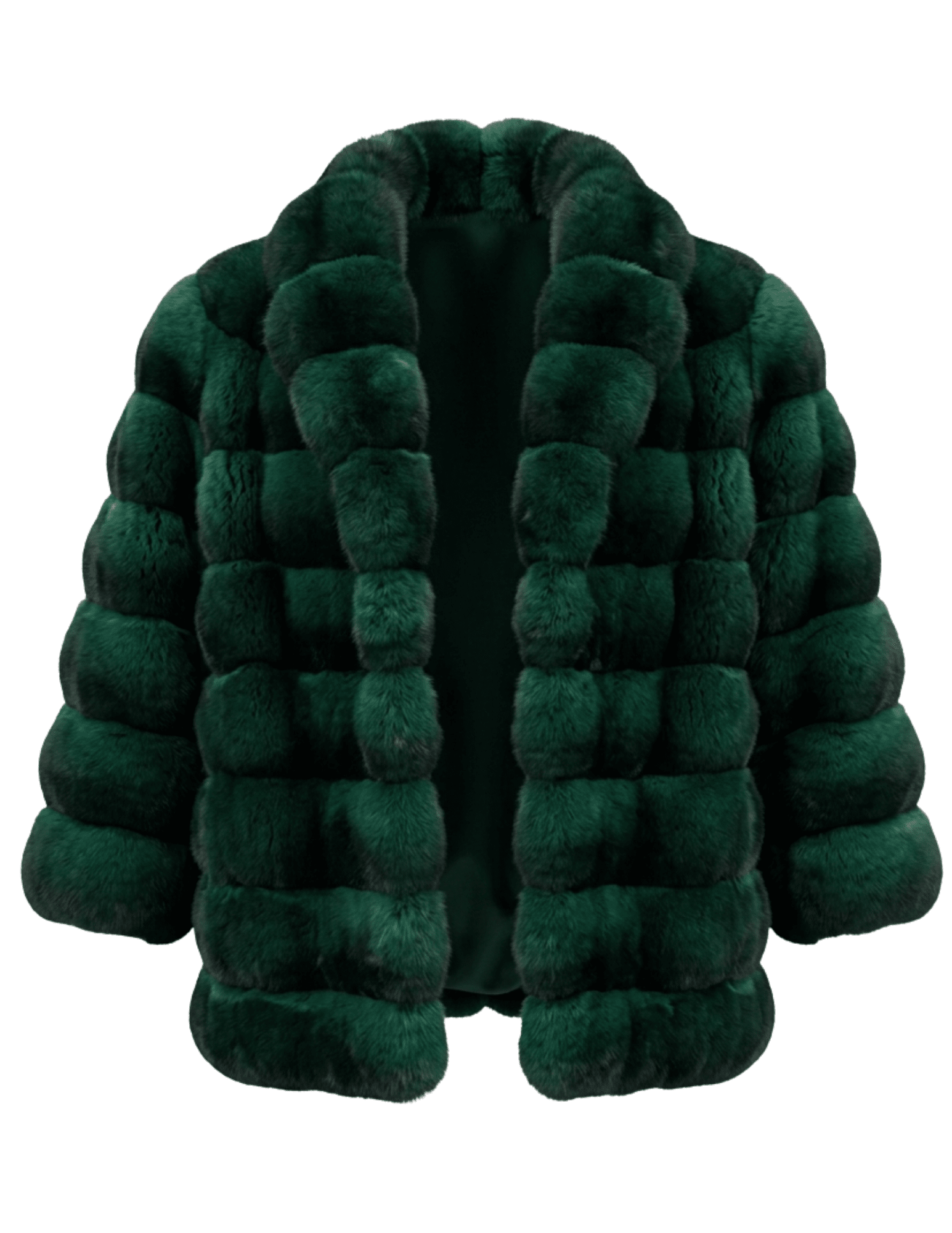 Steven Dann Cameron Emerald Green Rex Fur Jacket