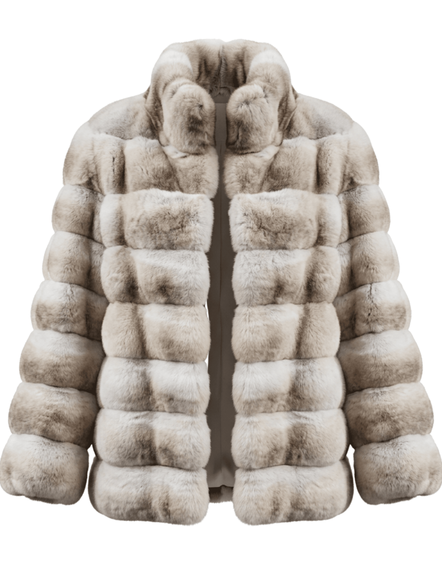 Steven Dann Kinsley Ivory & Natural Rex Fur Jacket
