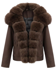 Steven Dann Tiffany Down Jacket in Coffee