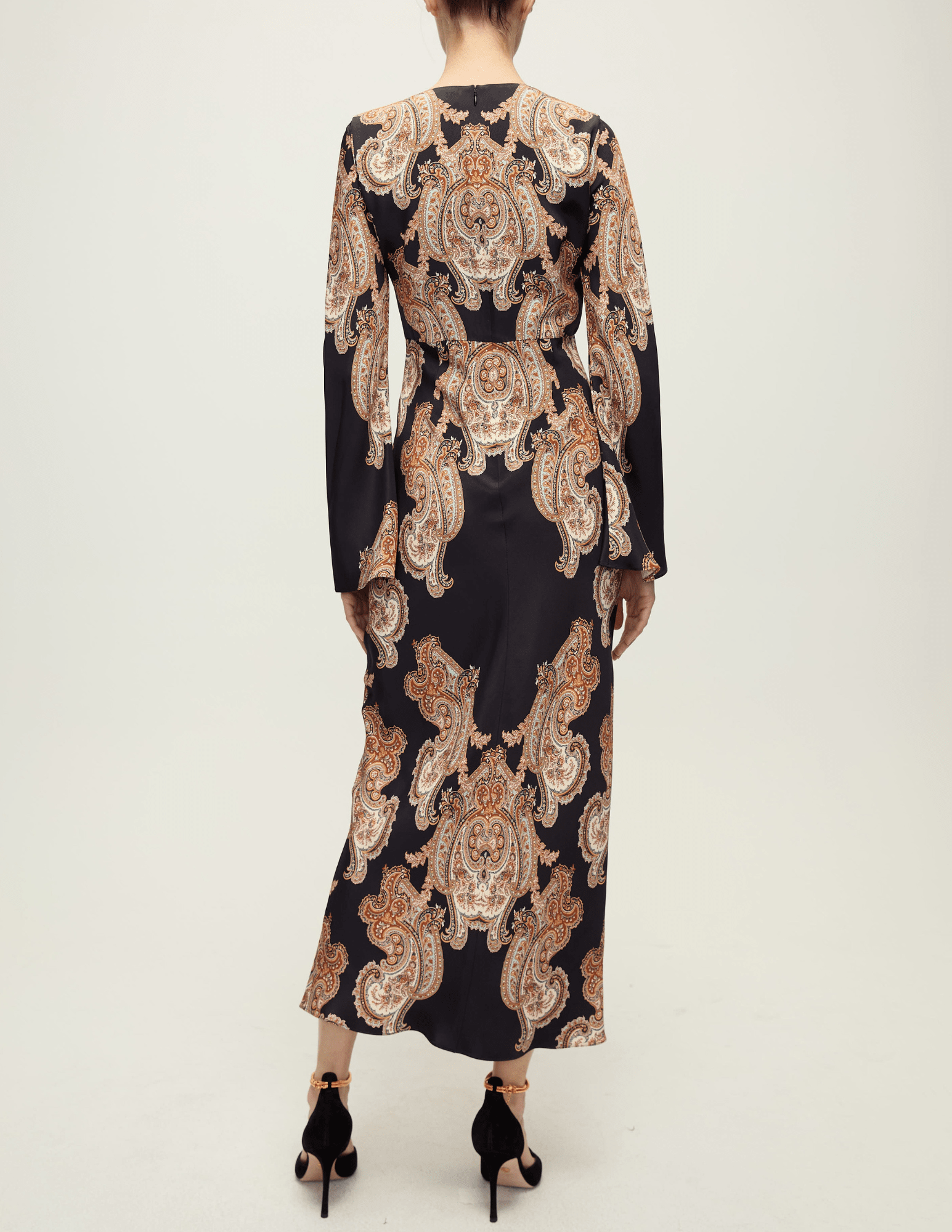 Veronica Beard - PRE-ORDER-Veronica Beard Lupita Long Sleeve Midi Dress - Buy Online