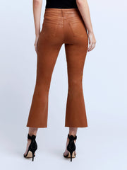 L'Agence - RA-L'Agence Kendra High Rise Cropped Coated Jean - Buy Online