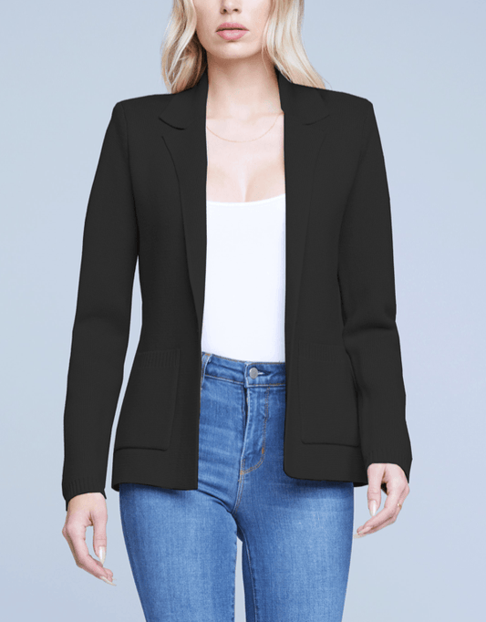 L'Agence - L'Agence Lacey Knit Blazer - Buy Online