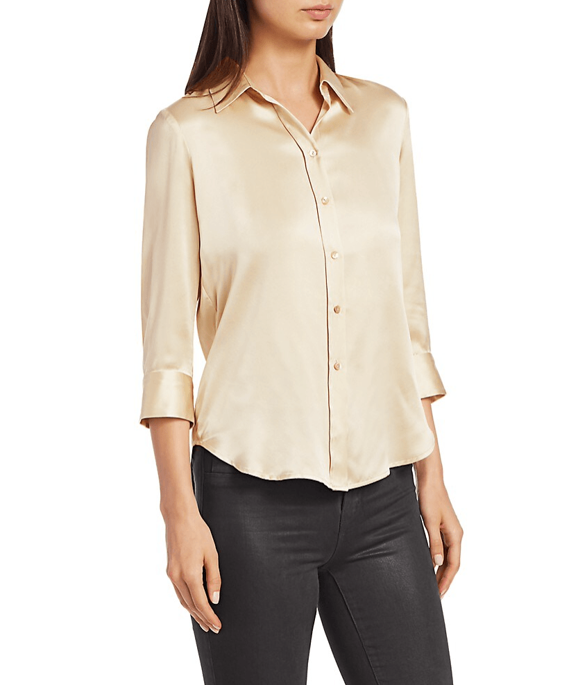 L'Agence - L'Agence Dani Three Quarter Sleeve Blouse - Buy Online