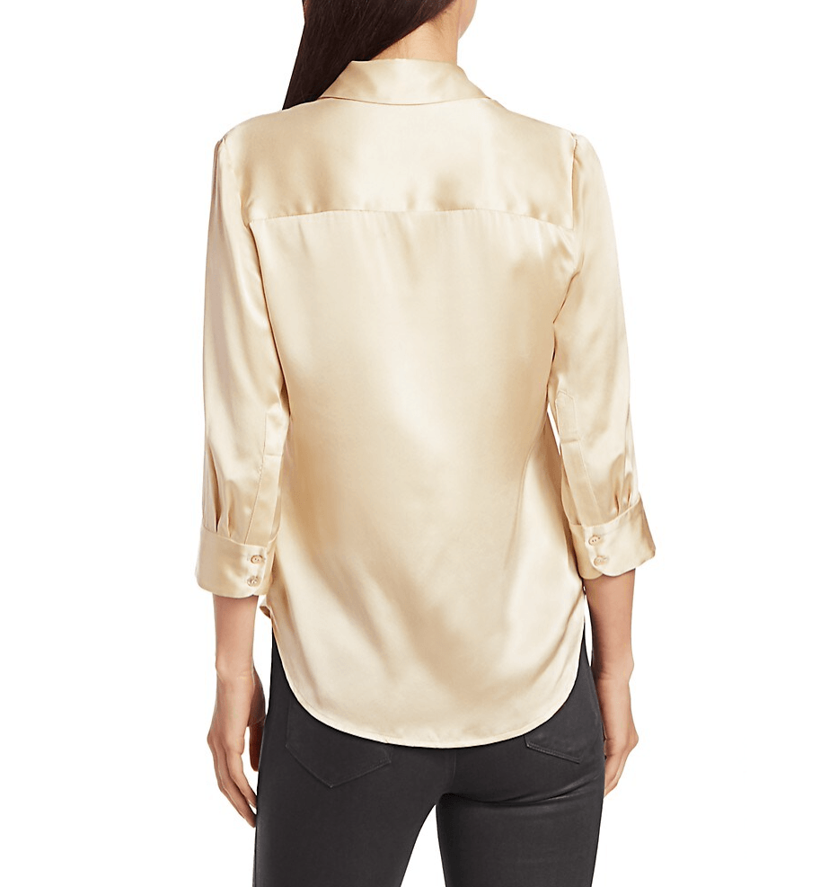 L'Agence - L'Agence Dani Three Quarter Sleeve Blouse - Buy Online