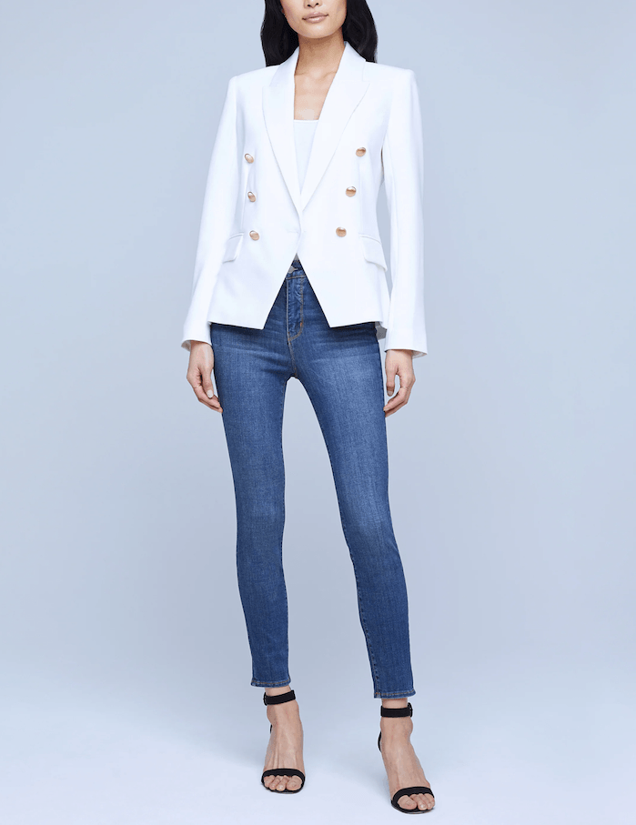 L'Agence - L'Agence Kenzie Double Breasted Blazer - Buy Online