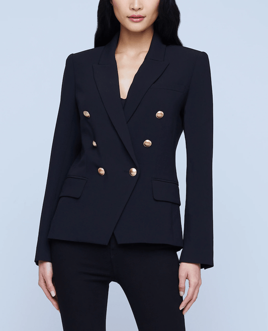 L'Agence - L'Agence Kenzie Double-Breasted Blazer - Buy Online