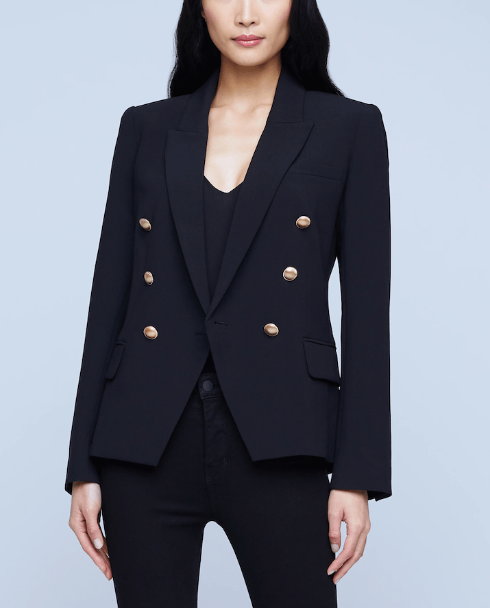 L'Agence - L'Agence Kenzie Double-Breasted Blazer - Buy Online