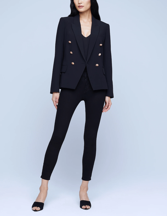 L'Agence - L'Agence Kenzie Double-Breasted Blazer - Buy Online