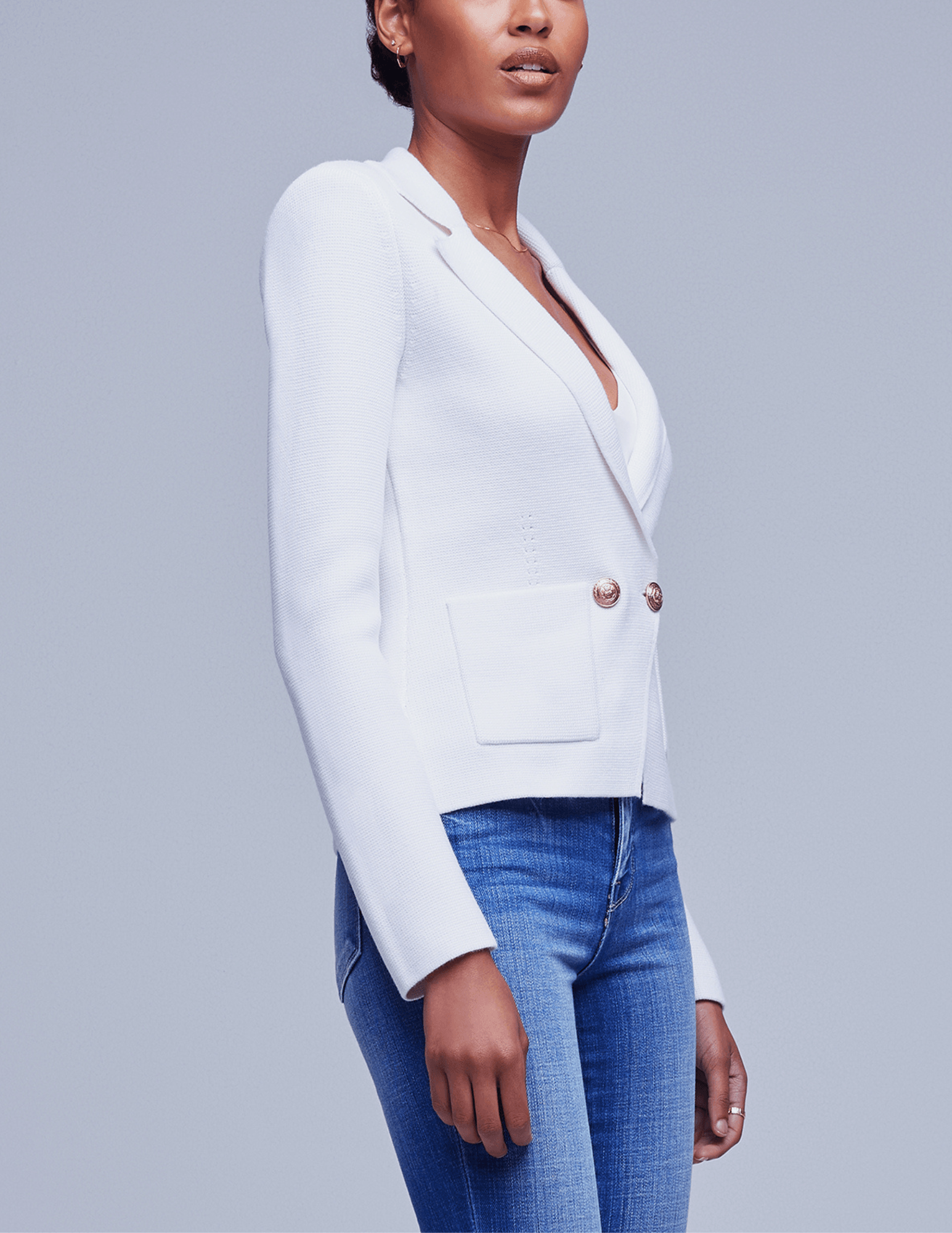 L'Agence - L'Agence Sofia Knit Blazer - Buy Online