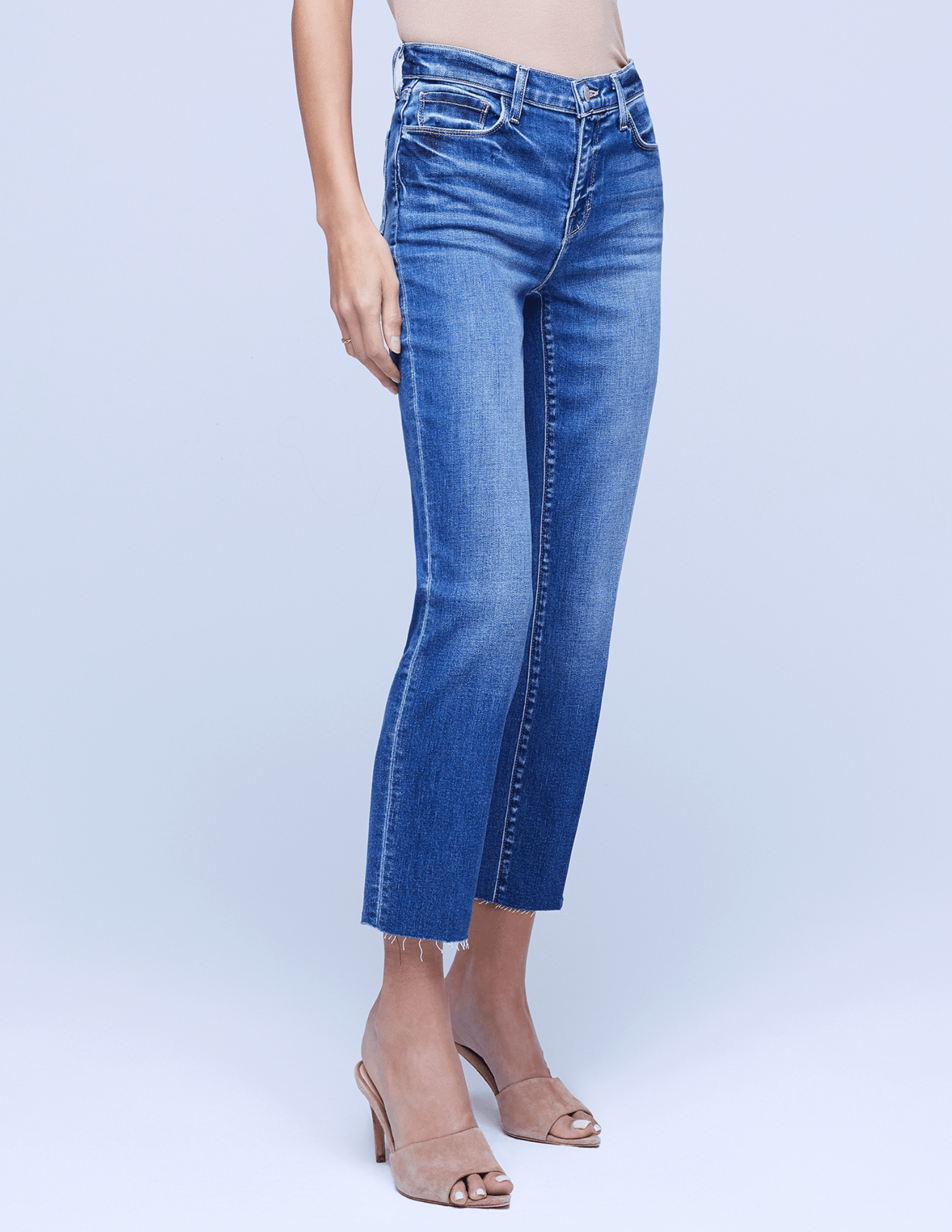 L'Agence - RA—L'Agence Sada High Rise Cropped Slim Jean - Buy Online
