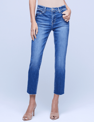 L'Agence - RA—L'Agence Sada High Rise Cropped Slim Jean - Buy Online